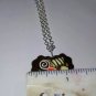 Sweet Heart Shaped Boxed Candy Silver Necklace Candy Chocolates Sweet