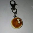 Pancake Keychain Breakfast Accessory Key Ring Women's Clay Pancakes Syrup Pancake Keychain Breakfast Accessory Key Ring Women's Clay Pancakes Syrup