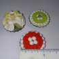 Dollhouse Citrus Pie Kitchen Set Clay Food Pie Fruit Lemon Meringue Key Lime