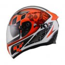 Helmets KYT Vendetta Race White Orange Fluo