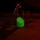 Minature Glass Glow in the Dark Necklace