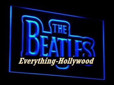 THE BEATLES LOGO LED NEON SIGN LIGHT - Music theme Gift $2 Shipping