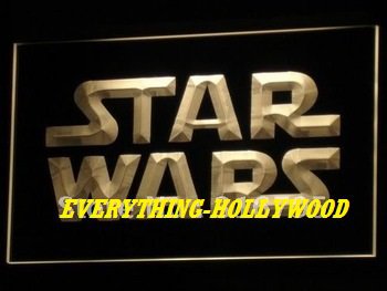 Star Wars 3D LED Neon Light Sign - Movie theme gift
