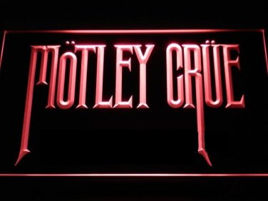 Motley Crue 3D LED Neon Light Sign Music Rock Band - FREE SHIPPING