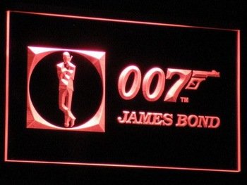 James Bond 007 LED Neon Sign - Hollywood Theme Gift FREE SHIPPING