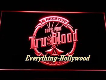Tru Blood LED Neon Sign - Hollywood theme Gift FREE SHIPPING