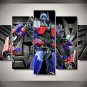Optimus Prime Transformers Movie Framed 5pc Oil Painting Wall Decor Art