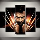 Wolverine Movie Framed 5pc Oil Painting Claws Wall Decor Superhero Marvel DC
