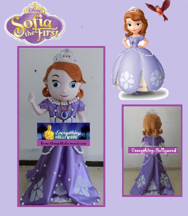 /Princess Sophia Character Adult Mascot Costume SALE PRICED