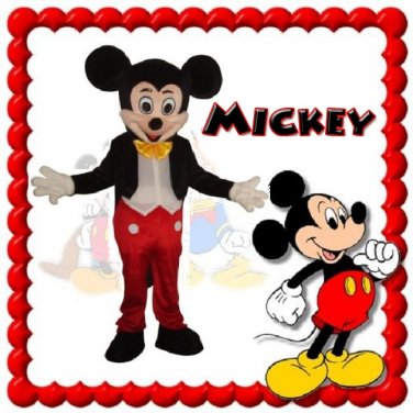 MICKEY MOUSE Character Mascot Adult Costume- SALE