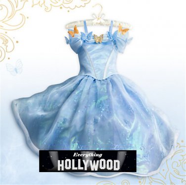Classic Cinderella Princess Character Costume Dress CHILD /KID MULTIPLE SIZES Custom