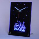 Star Wars 3D Neon Table LED Clock- GREAT GIFT $2 SHIPPING
