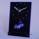 Dodgers Baseball 3D Neon Table LED Clock- FREE SHIPPING
