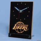 Los Angeles Lakers Basketball 3D Neon Table LED Clock- FREE SHIPPING