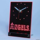 Angels Baseball 3D Neon Table LED Clock- FREE SHIPPING