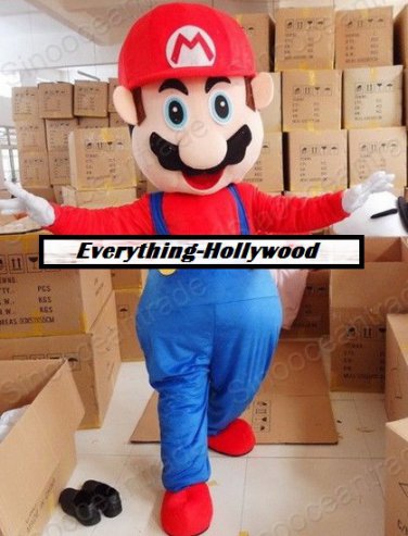 Super Mario Mascot Costume Gaming/Cartoon Character