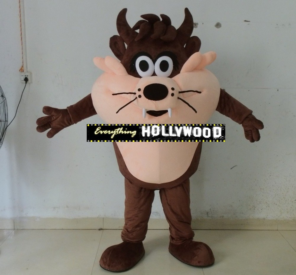 Tasmanian Devil Mascot Costume Looney Tunes Cartoon Character -New