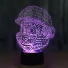 Super Mario 3D LED Light Lamp Tabletop Decor 7 Colors -NEW