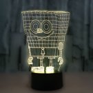 Spongebob 3D LED Light Lamp Tabletop Decor 7 Colors -NEW