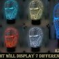 Spiderman 3D LED Light Lamp Tabletop SuperHero Decor 7 Colors -NEW