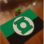 Green Lantern Accent Bedroom Carpet, Bath or Door Mat -NEW