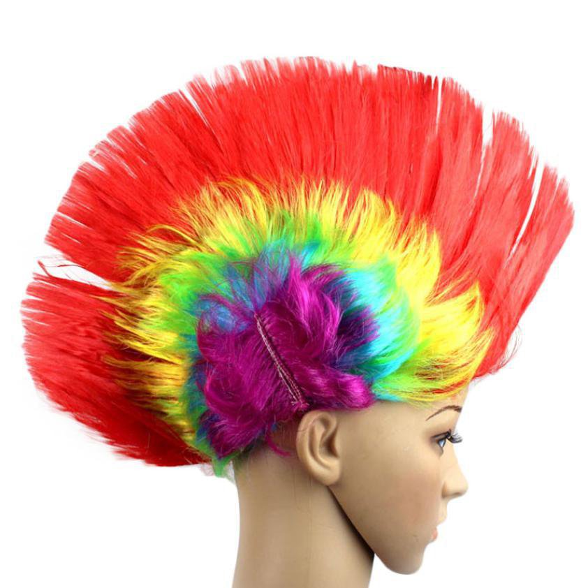 Hollywood Punk Mohawk Wig Adult Costume Accessory New