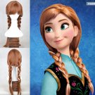 Anna Frozen Character Wig Adult Size Costume Accessory