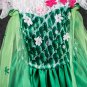 Elsa  Frozen Princess Character Green Costume Dress CHILD 3T, 4T,5,6,7,8,9,10,11,12