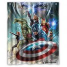 Captain America Avenger Superhero Design 3 Shower Curtain