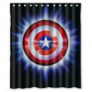 Captain America Shield Avengers Superhero Design 4 Shower Curtain