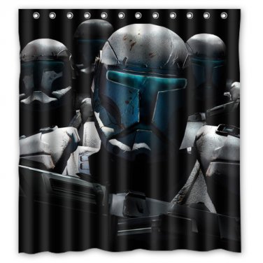 Storm troopers Star Wars Design Shower Curtain 2 Size options