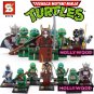 Teenage Mutant Ninja Turtles 8pc Mini Figures Building Blocks Minifigures Block Build Set