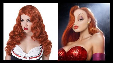 Jessica Rabbit Red Wig With Waves Roger Rabbit Adult Halloween Costume Accessory New STILL AVAILABLE