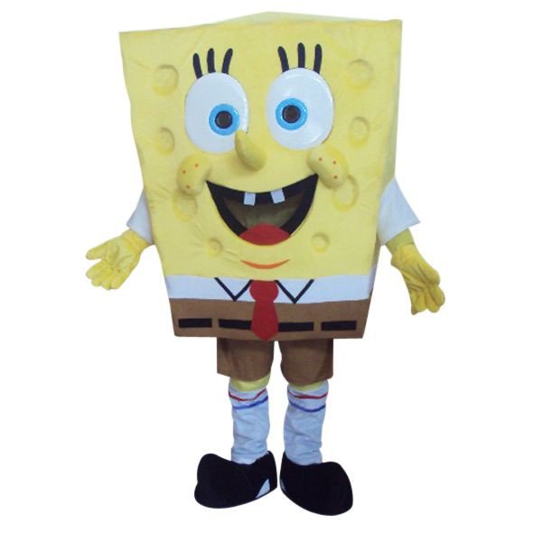 Spongebob Squarepants Mascot Costume Cartoon Character Adult