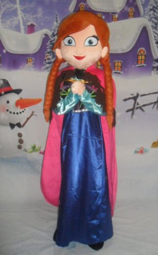 Anna Mascot Costume Disney Frozen Character