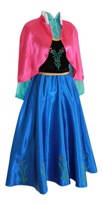 Anna Frozen Adult Costume Dress Female 8003