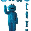 Cookie Monster Mascot Character Adult Costume