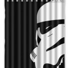 Star Wars Storm Trooper White Half face Hollywood Design Shower Curtain