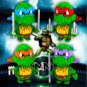 Ninja Turtles Figure Building Block LOZ Character 4 Colors