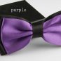 Solid Color Butterfly Bowties Multi Color Selection - 12 Colors