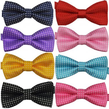 Polka Dot Kids Butterfly Bowties Multi Color Selection - 8 Colors