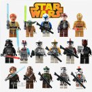 Star Wars 16pc Mini Figures Building Blocks Minifigures Block Build SALE