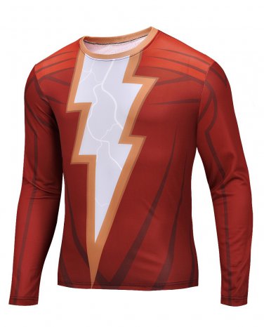 Flash 2 Compressed Superhero Long Sleeve Shirt Marvel Small to 6XL SALE $15