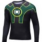 Green Lantern Avenger Classic Compressed Superhero Long Sleeve Shirt Marvel Small to 6XL SALE $15