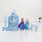 Disney Frozen Anna Elsa Figure and Palace play set 6 piece Action Figure Model Toy Gift