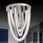U Shape Diamond Crystal Ceiling Chandelier Lamp Home Decor