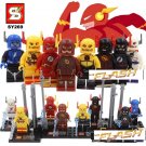The Flash DC Marvel 8pc Mini Figures Building Blocks Minifigures set