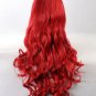 Long Red Ariel Little Mermaid Wig With Waves Adult Costume Accessory