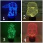 Star Wars 3D LED Light Lamp Tabletop Decor 7 Colors -Star Wars SALE