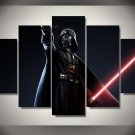 Darth Vader Light Saber Star Wars 5pc Wall Decor Framed Oil Painting bedroom art